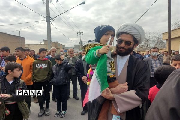 لحظه‌ به‌ لحظه با مردم سروستان در جشن ۴۵ سالگی انقلاب اسلامی