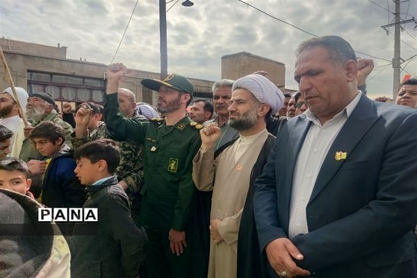 لحظه‌ به‌ لحظه با مردم سروستان در جشن ۴۵ سالگی انقلاب اسلامی