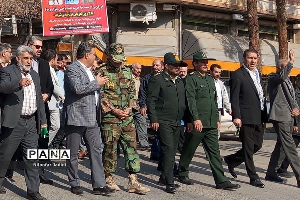 خروش عظیم ملت ایران در راهپیمایی ۲۲ بهمن نصیر شهر