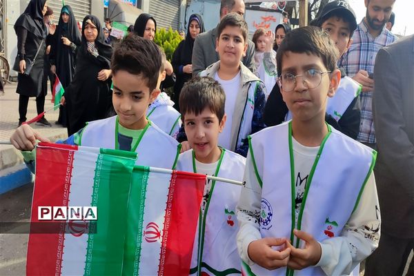 راهپیمایی ۲۲ بهمن در شهرستان قائمشهر