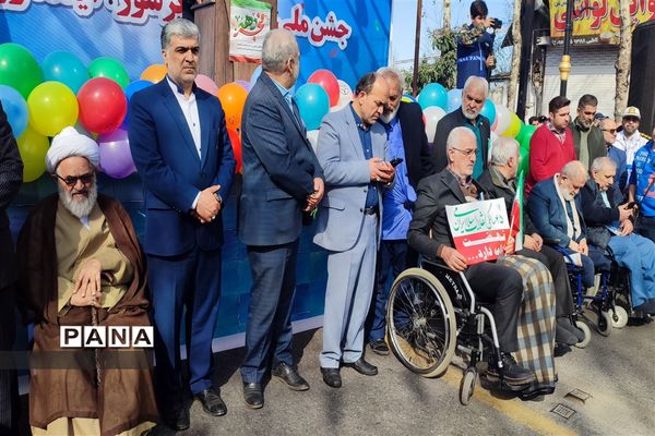 راهپیمایی ۲۲ بهمن در شهرستان قائمشهر