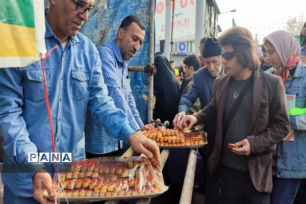 راهپیمایی ۲۲ بهمن در شهرستان قائمشهر
