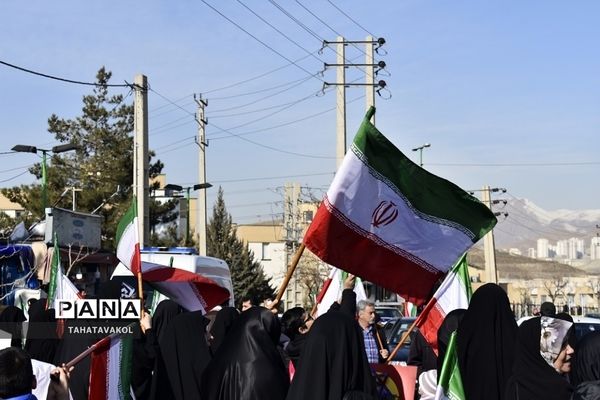 راهپیمایی ۲۲ بهمن شهرستان پردیس