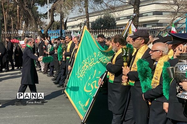 راهپیمایی پرشور مر‌دم شهرری و قیامدشت در گرامیداشت چهل و پنجمین سالگرد پیروزی انقلاب اسلامی ایران