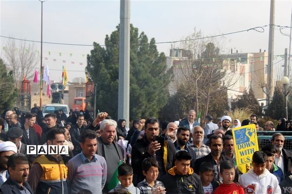 برگزاری راهپیمایی باشکوه ۲۲بهمن ماه در شهر جوادآباد