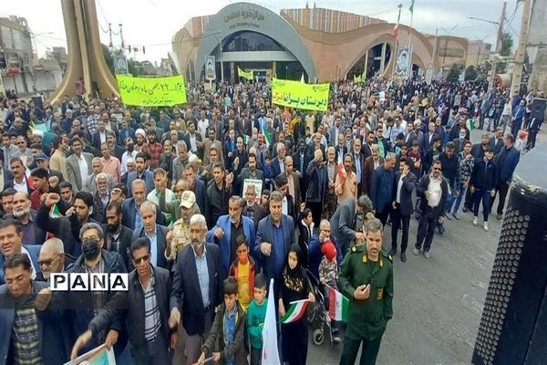 برگزاری راهپیمایی 22 بهمن در کرمان
