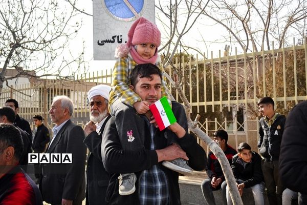 راهپیمایی 22 بهمن در شهر سلامی