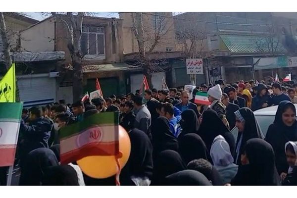 راهپیمایی یوم الله ۲۲ بهمن در شهرستان کوهدشت/ فیلم