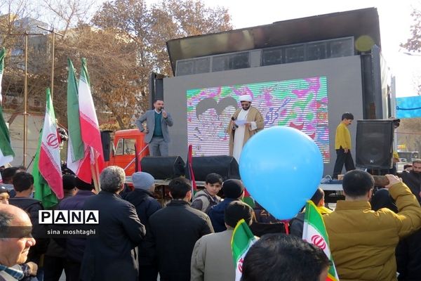 راهپیمائی ۲۲بهمن ماه۱۴۰۲ با حضور پرشور شهروندان شهرستان بجنورد