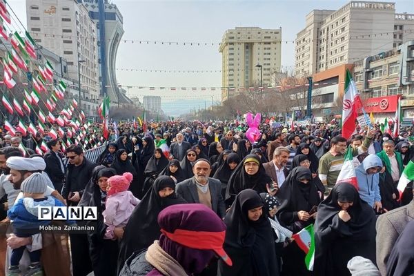 جشن چهل و پنج سالگی انقلاب اسلامی در مشهد مقدس