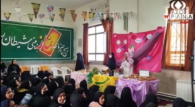 مراسم ولادت حضرت فاطمه زهرا (س) در دبیرستان شهید باقریان دامغان