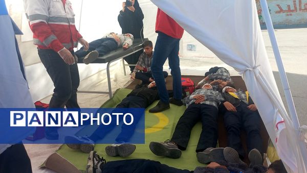 مدرسه شهید فاضل شهرکرد میزبان مانور زلزله و آمادگی دانش‌آموزان