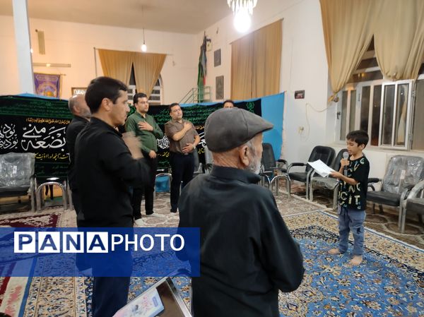 مراسم عزاداری شب عاشورای حسینی در مسجد محمد رسول (ص) حسین آباد شیروان