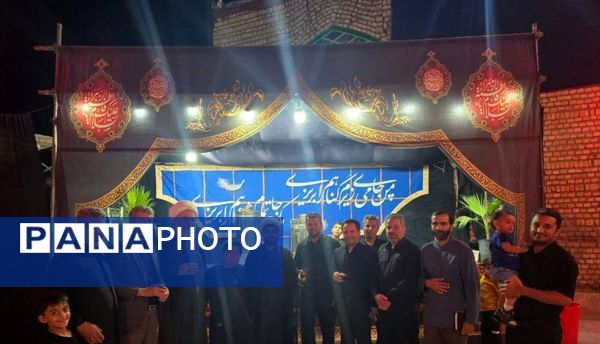 هیئت عزاداری جوانان انصار الحسین(ع)  در شهرستان خلیل آباد 