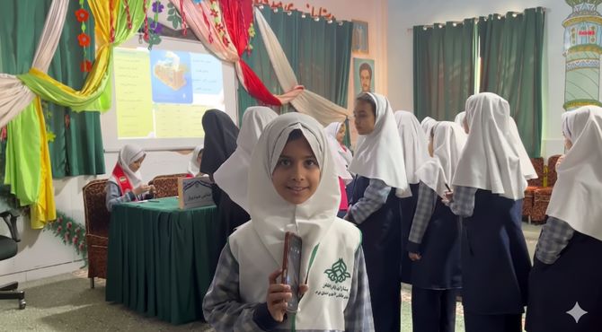 گزارش شور انتخاباتی در دبستان میرشمسی