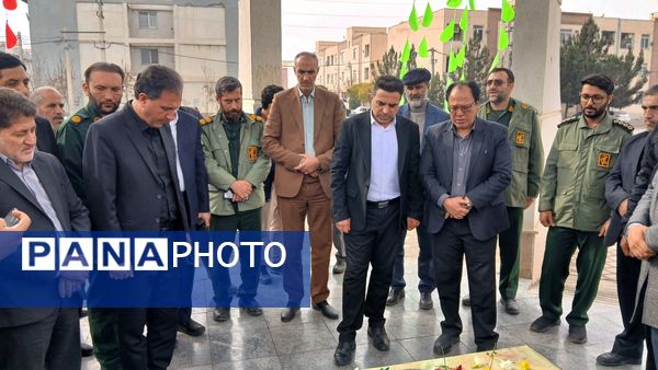 نخستین سالگرد تدفین شهید گمنام در مسجد ولیعصر(عج) نظرآباد