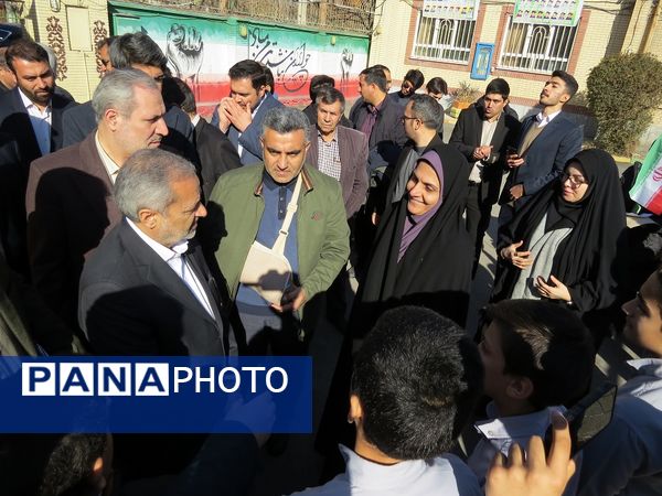 کلنگ زنی نمازخانه مدرسه پسرانه تیزهوشان بجنورد