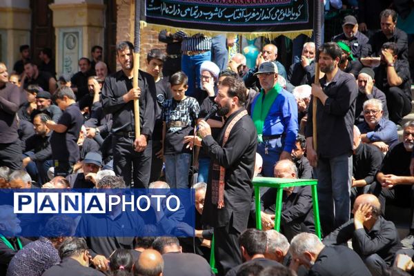 عزاداری رحلت پیامبر(ص) و شهادت امام حسن(ع) در صحن آستان مقدس سلطانعلی(ع) مشهداردهال کاشان