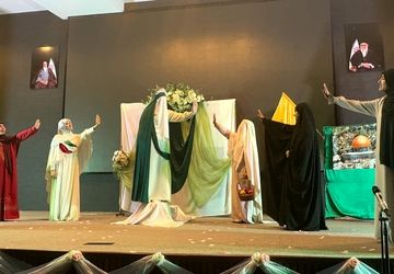 مراسم گرامی داشت سوگواره فاطمی و نمایش آفلین