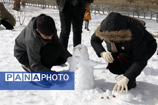 جشنواره آدم برفی در ارومیه