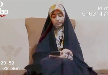 دلنوشته خوانی دانش آموز خبرنگار خرم آبادی در وصف ایران مقاوم 