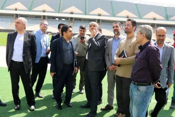 بازدید حسابرس کل هیئت حسابرسی وزارت ورزش و جوانان از ورزشگاه آزادی