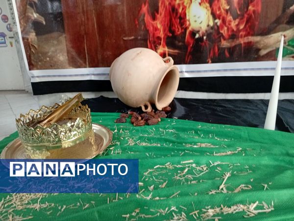 عطر چای به مناسبت شهادت حضرت زهرا (ع) در دبیرستان عطیه 