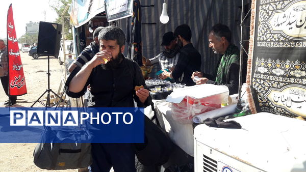 خدمت رسانی موکب امام رضا ( ع ) شهرستان سبزوار در کربلای معلی