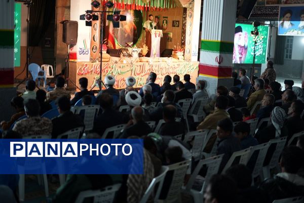 یادواره شهدای شهرستان قلعه‌گنج و ششمین سالگرد شهادت حاج‌قاسم سلیمانی