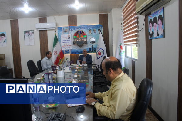 جلسه دبیرخانه استانی بیست و پنجمین جشنواره پرسش مهر ریاست جمهوری در بوشهر