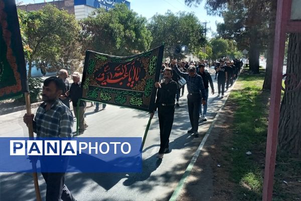 اجتماع حسینیان وعزاداری هیات مساجد و روستاهای اطراف در چناران