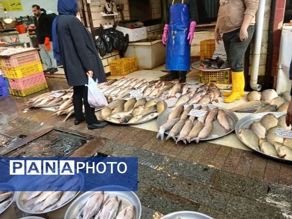 شب یلدا در بازار رشت