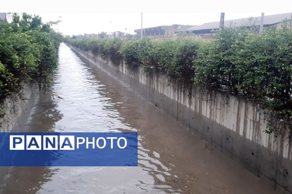 سیلاب در شهرک غرب مشهد
