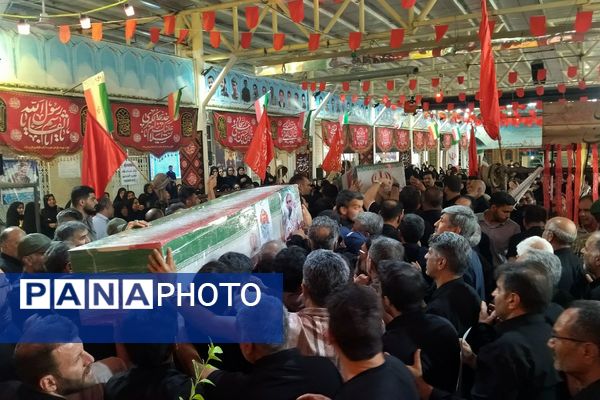 پیکر  پاک شهیدان ،روح الله سالک خراماو  مصطفی مرآتی در جمع مشتاقانشان  ولایت به خاک سپرده شد 