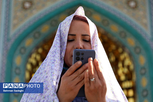 نماز عید فطر - امامزاده پنج تن لویزان