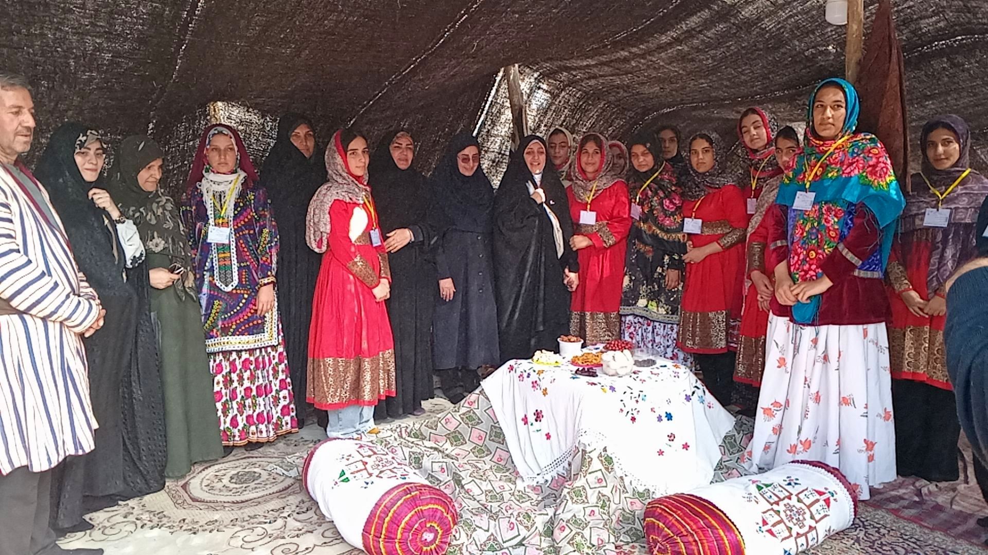 آئین افتتاح بیست و چهارمین اردوی عشایری دانشآموزان دختر سراسر کشور در مشهد