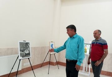 نخستین نمایشگاه نقاشی در سرای فرهنگی، قرآنی و هنری نصیرشهر
