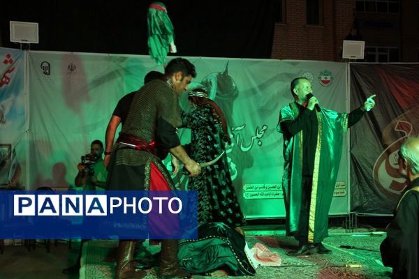 شب چهارم  تعزیه‌خوانی مدرسه الغدیر قیامدشت