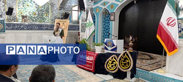بدرقه دانش‌آموزان اعزامی به پیاده‌روی اربعین 