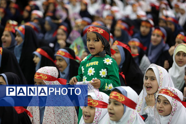 اجتماع دانش‌آموزی سربازان کوچک برای مقاومت در قم