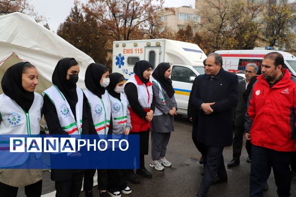 بیست و هفتمین مانور سراسری زلزله در آذربایجان شرقی