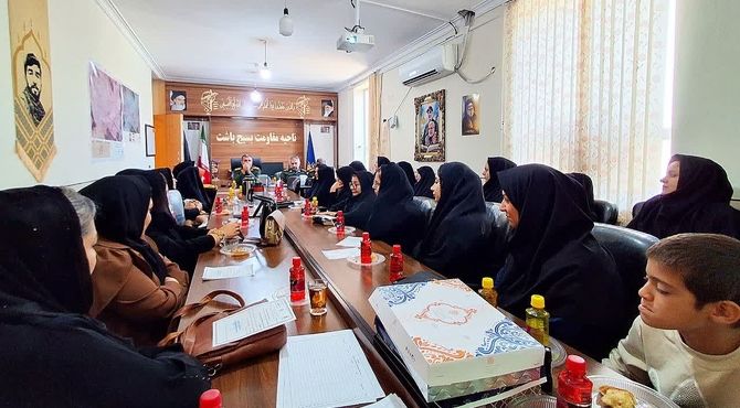 نشست هم‌اندیشی بانوان تأثیرگذار روستای شوش در باشت