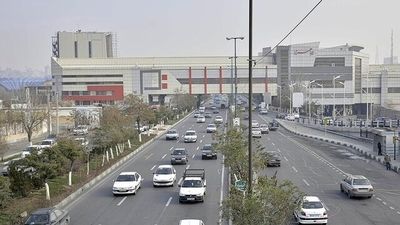 کیفیت هوای تهران در شرایط ناسالم برای گروه‌های حساس