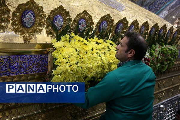 مراسم گل آرایی حرم حضرت معصومه(س) و جشن سالروز ورود ایشان به قم
