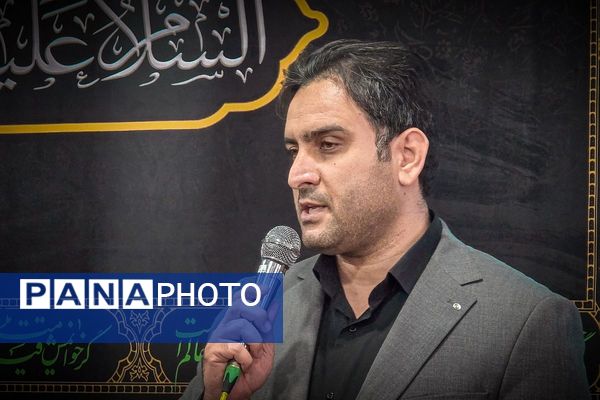 طنین نوای عشق و عزا؛ مراسم عزاداری دهه دوم فاطمیه در مدارس بهارستان‌دو
