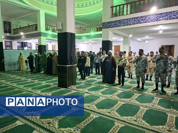مراسم ارتحال حضرت امام خمینی (ره) در جزیره بوموسی 