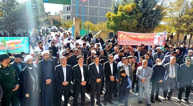 شهرستان رزن، جلوه ای از اتحاد و مقاومت در روز ۱۳ آبان