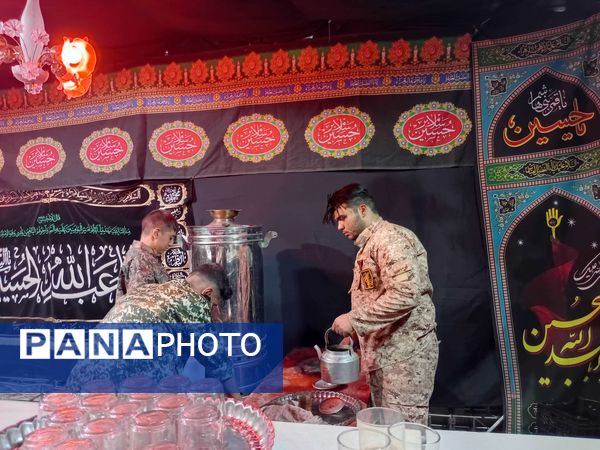 برپایی موکب پذیرایی در ایام محرم در شهرستان کاشمر