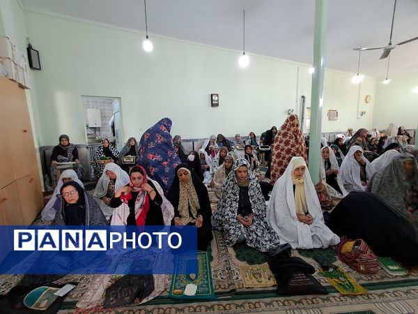 اقامه نماز عید سعید فطر در مسجد جامع جمنان قائمشهر