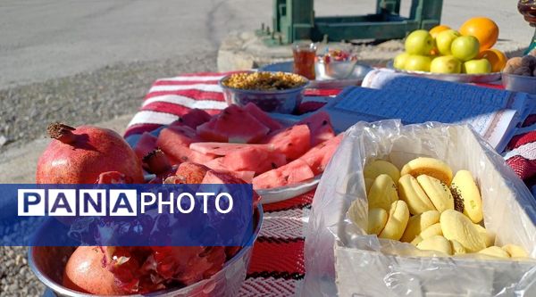 جشن یلدا به یاد شهدای گمنام در شهرستان چگنی 